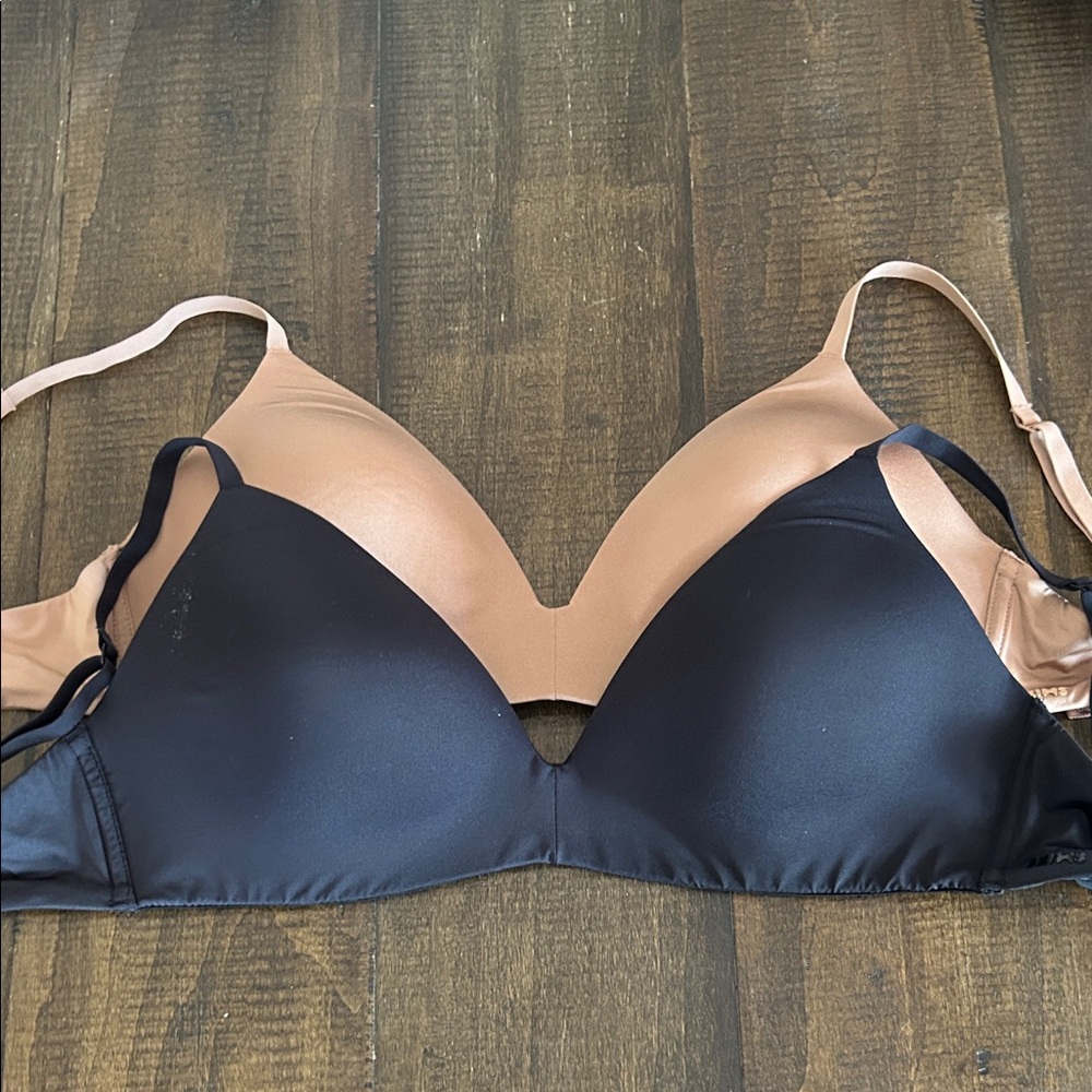SKIMS Black and Tan Bras